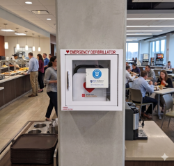 AED Sentinel in Cafeteria