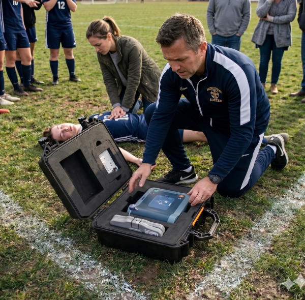 AED Sentinel on field