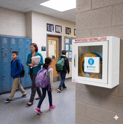 AED Sentinel in school